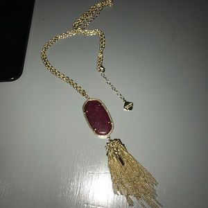 Maroon Jade Kendra Scott Necklace